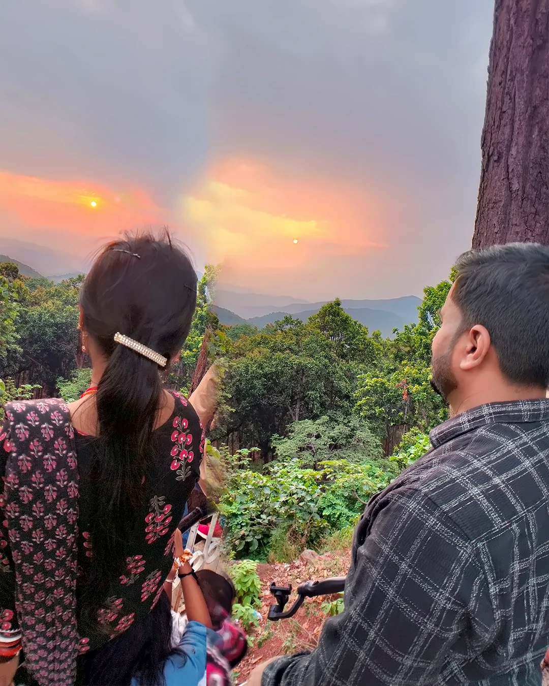 Netarhat Magnolia Point pe sunset